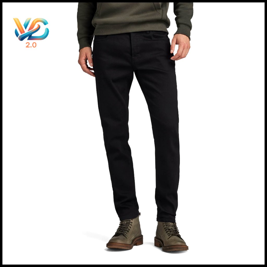 Slim Fit Jeans Classic Minimal Stretch Sustainable Denim Mid Rise